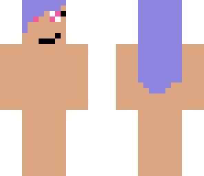 blue haired girl base