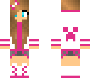 pink hoodie girl