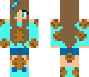 blue cookie girl
