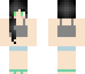 back haired girl