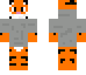 tiger with hoodie