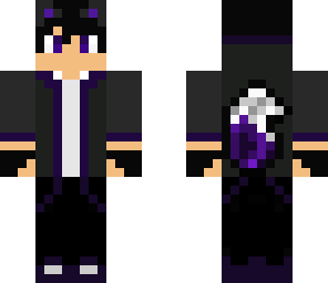 purple wolf boy