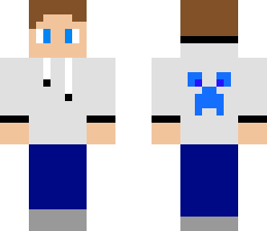 blue creeper hoodie