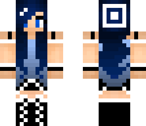 blue hair girl