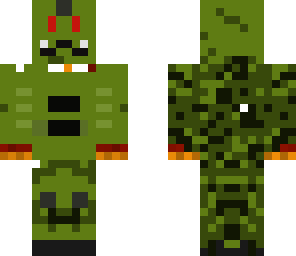 camo lizard man