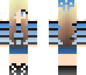 blue girl