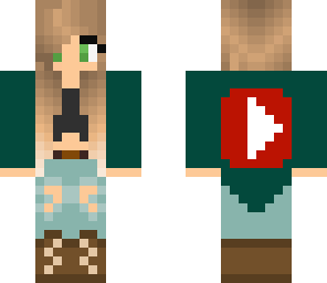 green youtube sweater girl