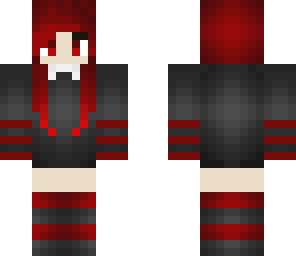 cute horn girl red