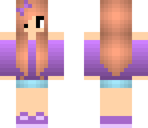 purple shirt girl
