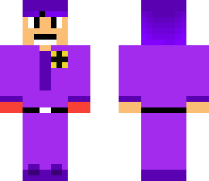 hombre morado ensangrientado