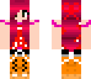 red girl skin