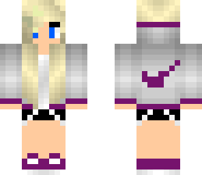 blue edited nike gamer girl