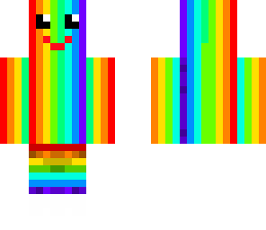 rainbow happy man