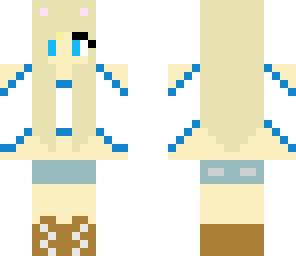 my puppy inspired me to make a wolf girl