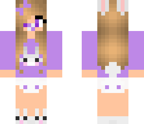 bunny baby girl purpel