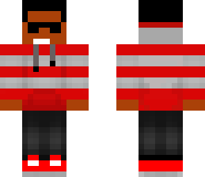 red striped hoody jr