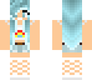 blue summer girl