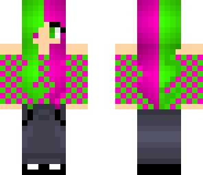 pink and green 