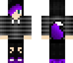 purple wolf boy