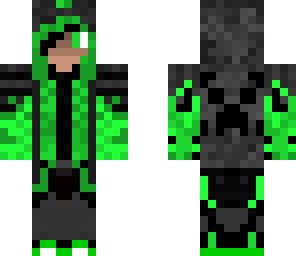 my skin green