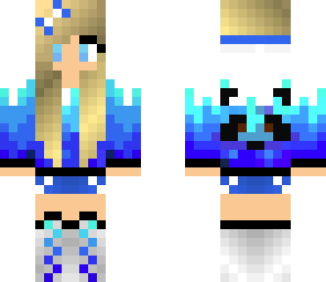 blue panda girl cool dj