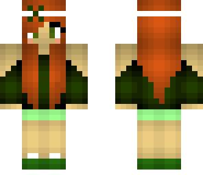 cute green girl