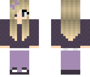 awesome purple girl