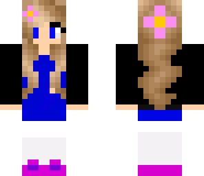 blue school dress