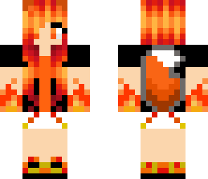 fire wolf girl