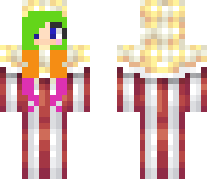 popcorn rainbow girl