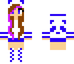 panda azul
