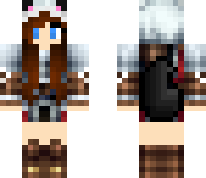 wolf girl hd brown hair