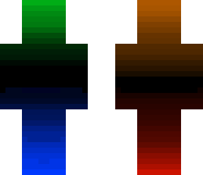 gradient bluegreen and redorange