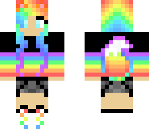 rainbow girl