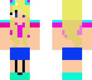 catwalk blonde girl