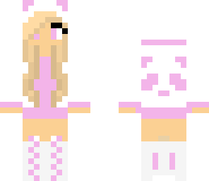 cute pink panda