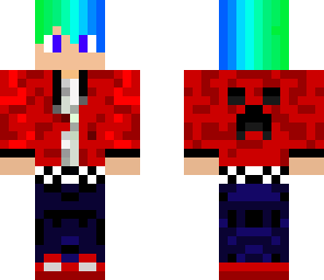 rainbow hair dude