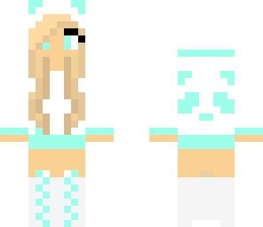 cyan panda
