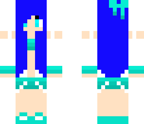 blue school girl