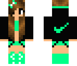 green nike girl