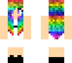 rainbow hair