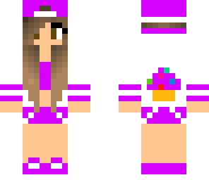 magenta cupcake girl