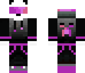 purple pink panda