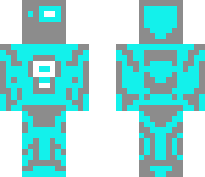 blue  battle cyborg