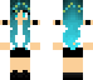 blue hair girl