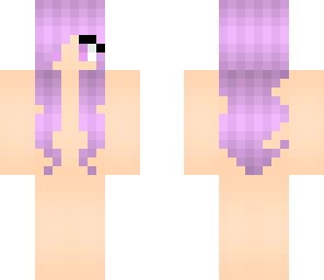 lilac hair girl skin base