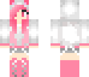 wolf pink girl