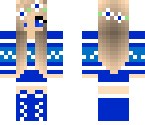 cute blue girl