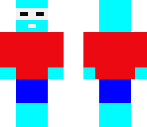 blue man