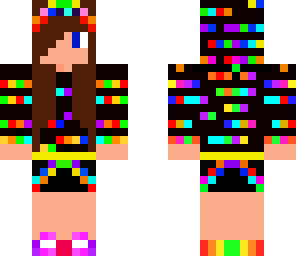 rainbow girl